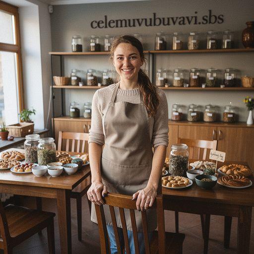 Hrnček aromatického čaju s medom a citrónom na slnečnej terase
